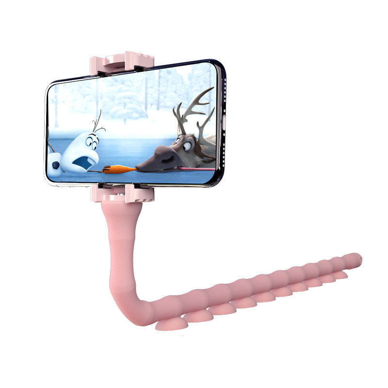 Mobile phone holder creative caterpillar mobile phone live stand