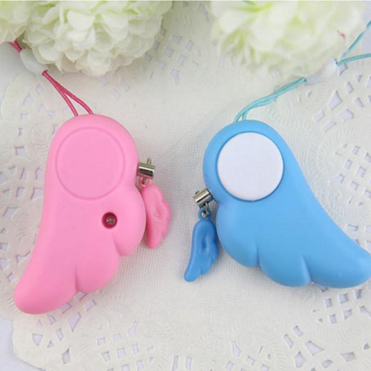 Angel Wing Women's Wolf Guard Outdoor Lady Self-defense Electronic Alarm Cute Phone Bag Pendant