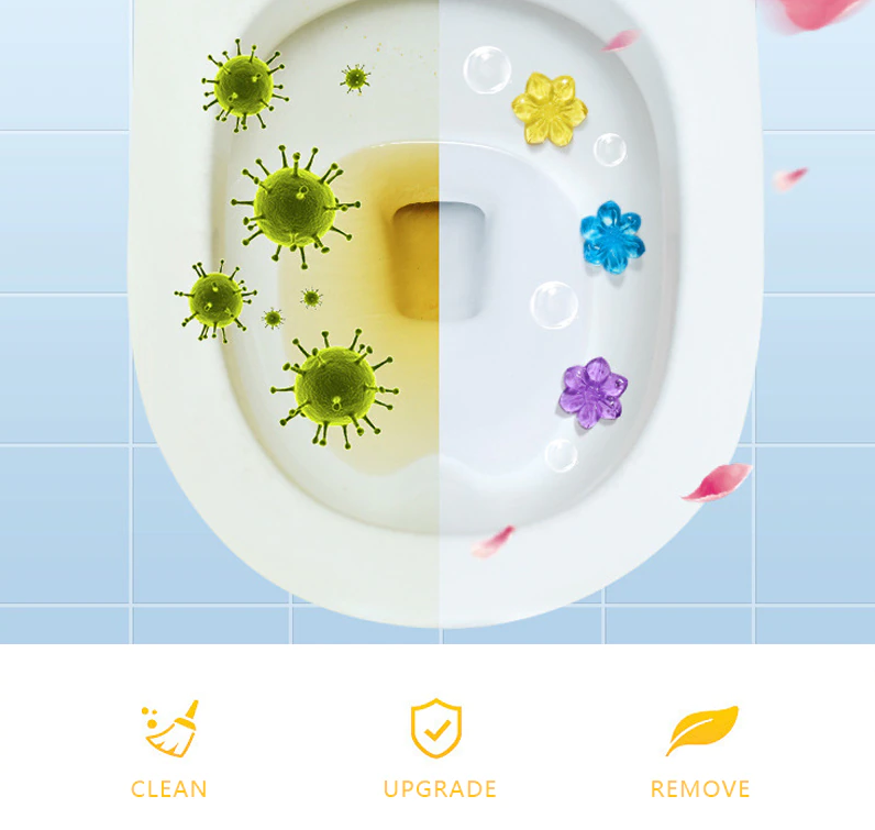 Toilet Flower Gel Deodorizer